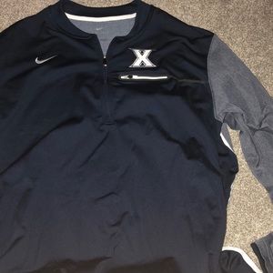 Nike Xavier University Quarter Zip Pullover